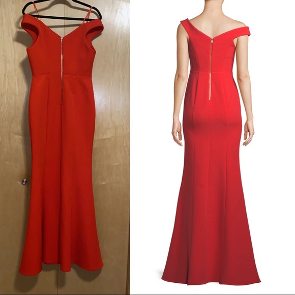 Aijek Off-the-Shoulder Mermaid Gown - Picture 2 of 13